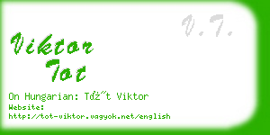 viktor tot business card